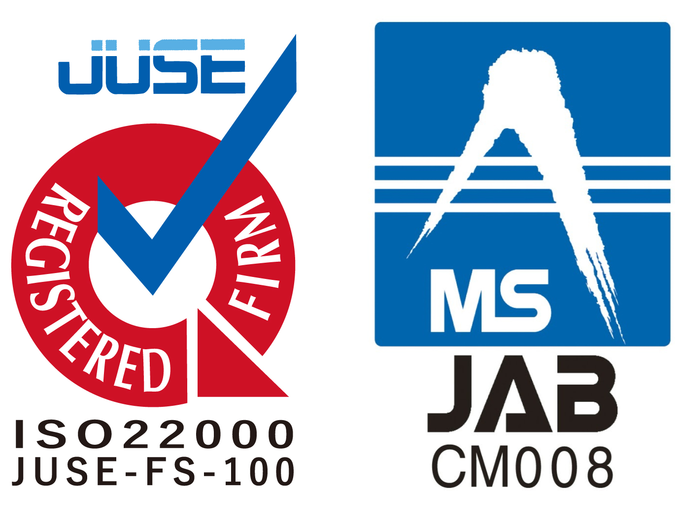 ISO22000：2005認証取得・ISO22000：2018認証更新済み